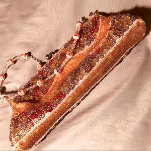 Vintage handmade clutch!